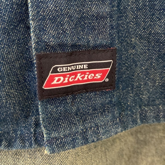 Dickies Denim Shirt Long Sleeve Button Down Cotton Size 3XL - Picture 4 of 10